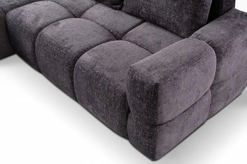 Coltar extensibil TAREMI MINI cu lada pentru depozitare; personalizabil 267x175cm