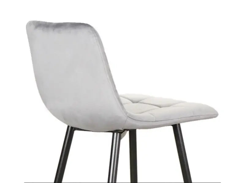 Scaun pentru bar grey MILA H-2 VELVET
