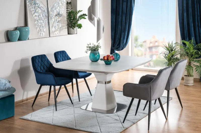 Scaun black LINEA VELVET