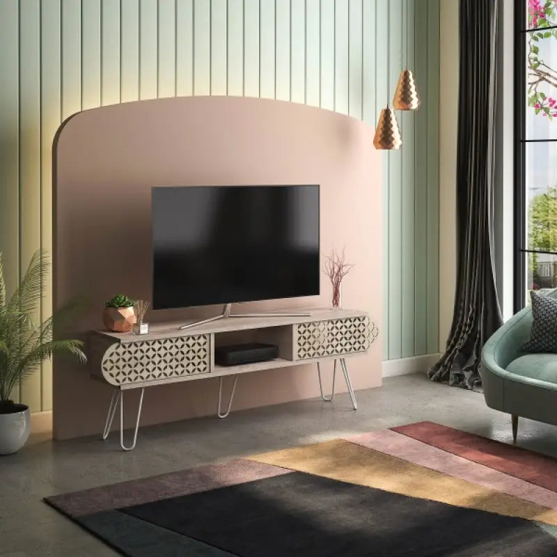 Comoda TV Ilia Nr.1; Oak-White