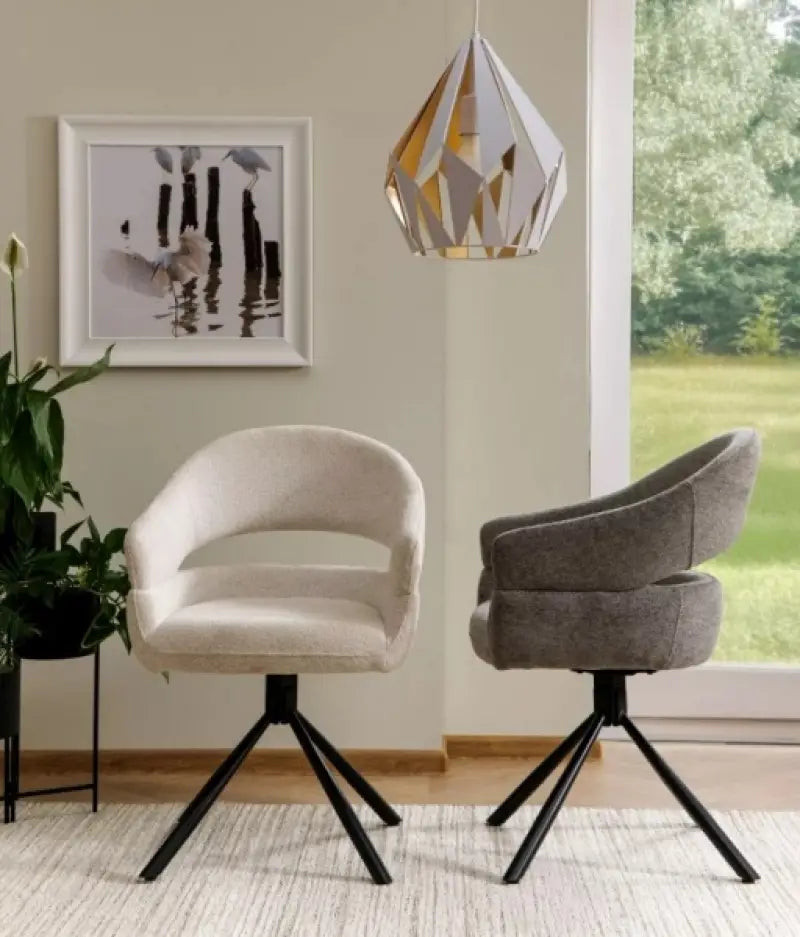 Set 2 tabureti BRITTA VELVET