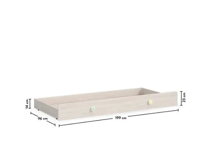 Pat suplimentar (90x190cm) MONTES NATURAL