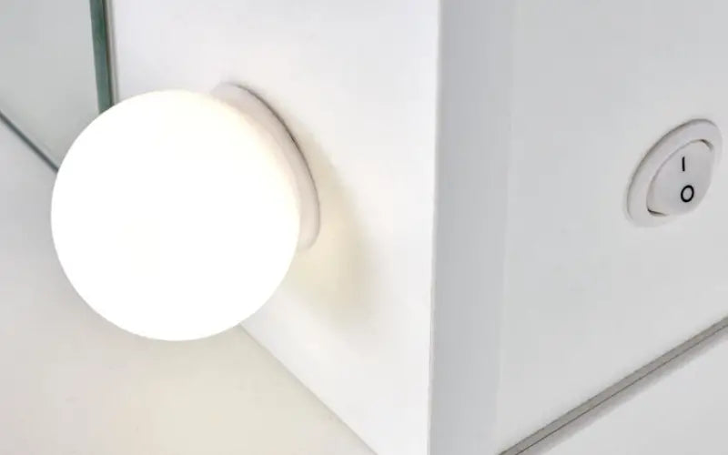 Masa de machiaj HOLLYWOOD XL WHITE