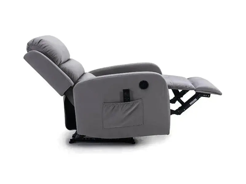 Fotoliu cu recliner si masaj PEGAZ M VELVET