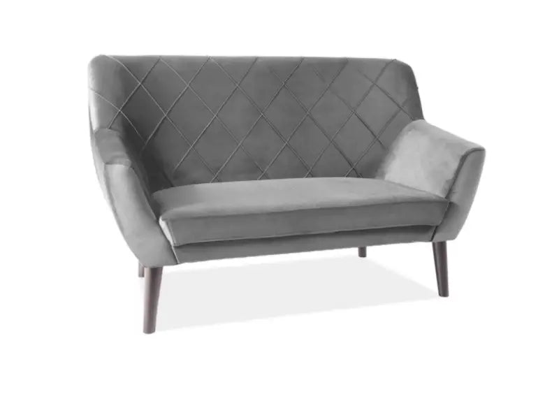 Canapea 2 locuri KIER VELVET grey