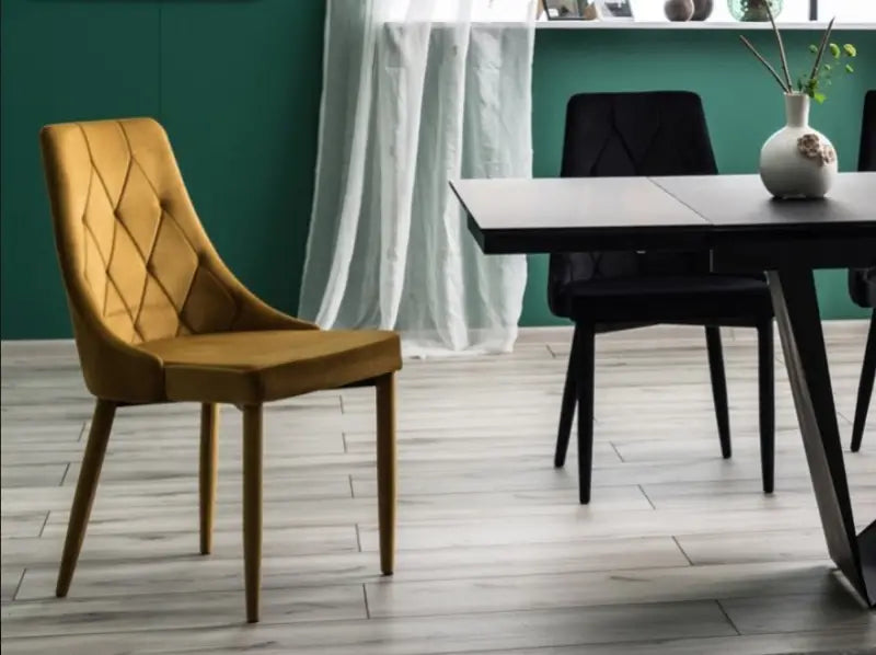 Scaun mustar TRIX VELVET