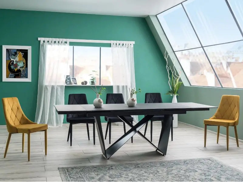 Scaun mustar TRIX VELVET