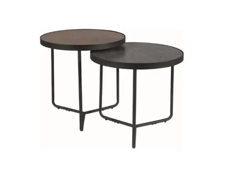 Set 2 masute PENELOPE BROWN-GREY