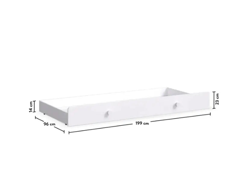 Pat suplimentar (90x190cm) MONTES WHITE