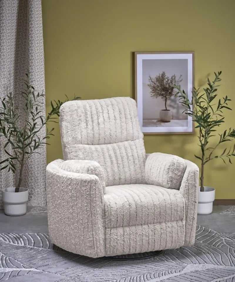 Fotoliu cu recliner electric beige PEGAS