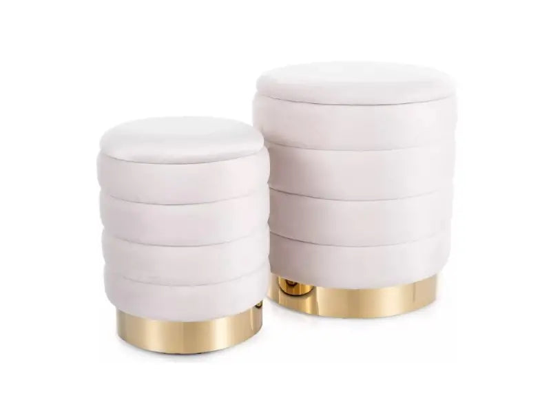 Set 2 tabureti BRITTA VELVET