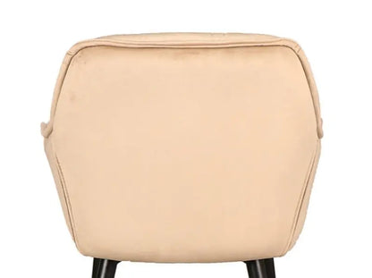 Scaun pentru bar bej CHERRY H-2 VELVET