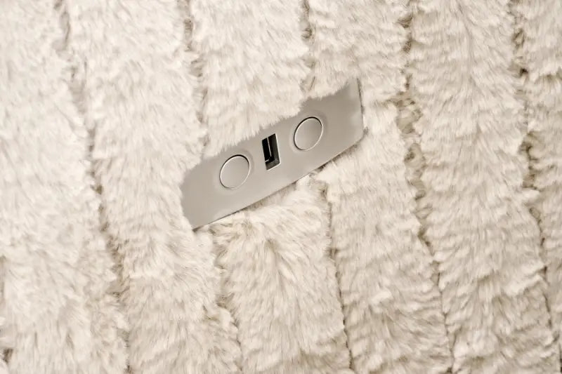 Fotoliu cu recliner electric beige PEGAS