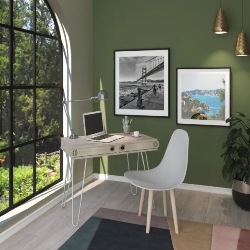 Birou llia Nr.2; Oak-White