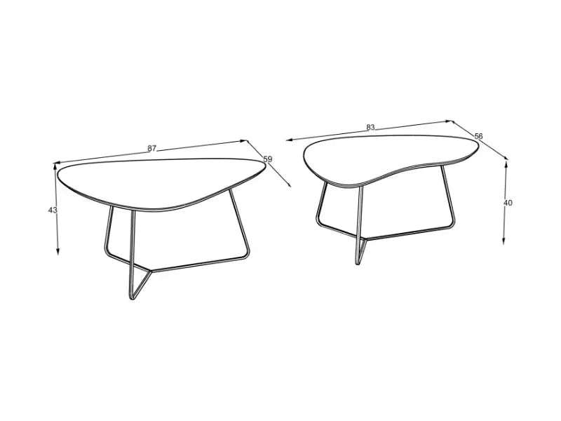 Masa TUSSEY IRONY SUPER MATT-MARMO