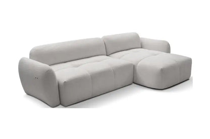 Coltar cu reglaj electric NUAGE personalizabil 296x161cm