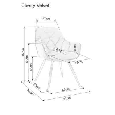 Scaun curry CHERRY BJORN