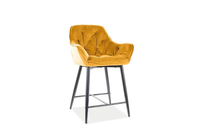 Scaun pentru bar curry CHERRY H-2 VELVET