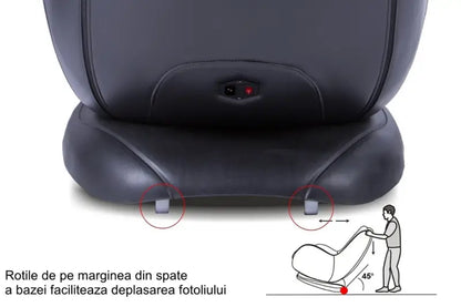 Fotoliu cu mecanism de masaj BUGATTI GREY