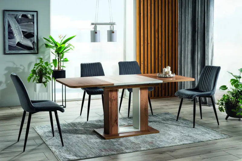 Scaun grey KIM VELVET