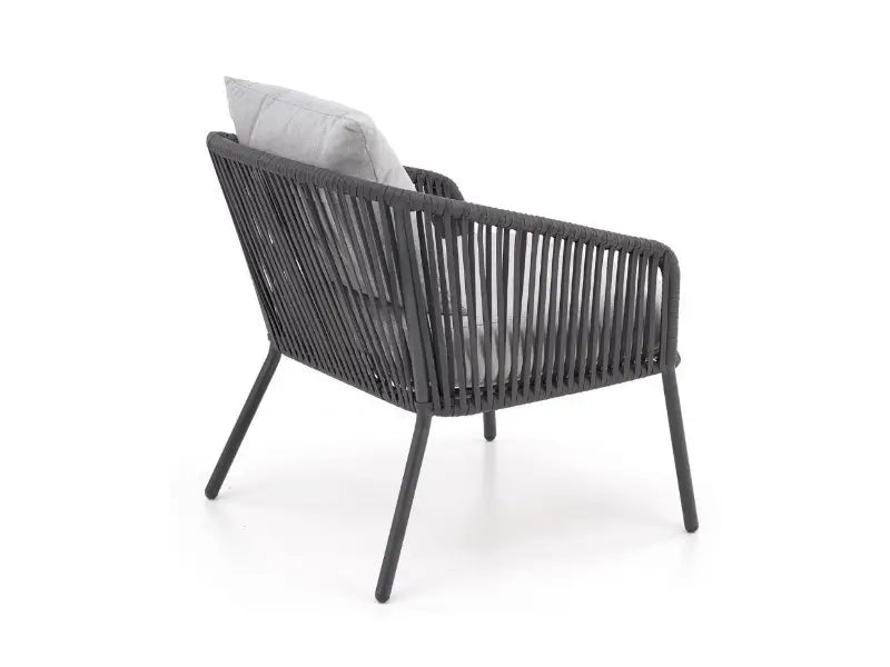 Set banca + 2 fotolii + masuta pentru gradina ROCCA